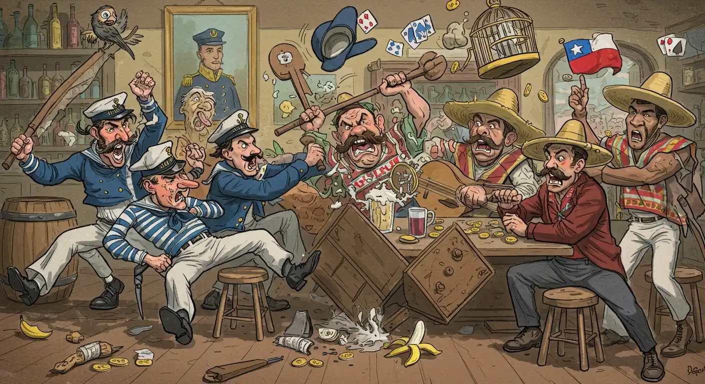 Cuando una pelea de borrachos en Valparaíso casi desató una guerra entre Chile y Estados Unidos
